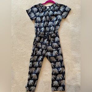 Elephant Print Kids Jumpsuit-JCREW